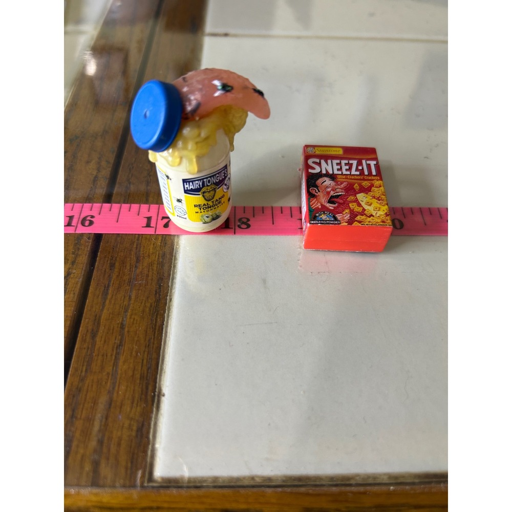 Zuru 5 Surprise Wacky Brands Minis Hairy Tongue Mayo and Sneez-It Crackers Lot